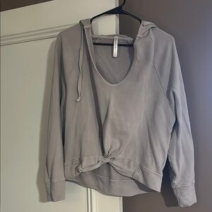 Women's Gray Fabletics Hoodie Top